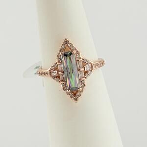 Bomb Party June Ring Sz 8 “Blooming Gem” Alexandrite on Rose Gold